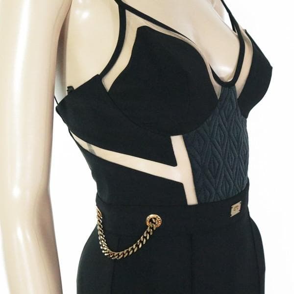 新品 エリザベッタフランキ オールインワン 38 EOP1700 XS Sサイズ