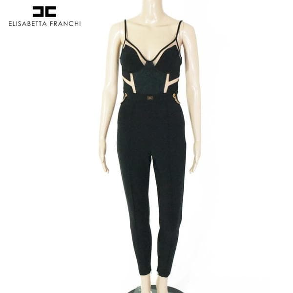 新品 エリザベッタフランキ オールインワン 38 EOP1700 XS Sサイズ