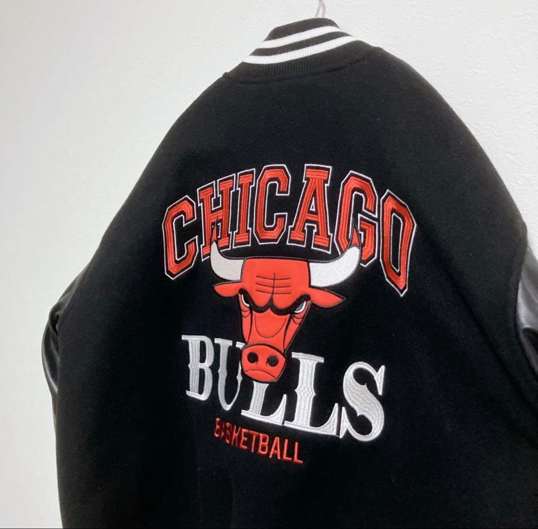 NBA シカゴ・ブルズ スタジャン ブラック