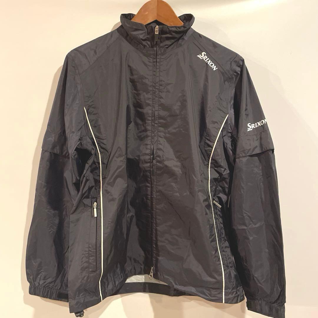 美品☆ SRIXONレインウェア　上下セットアップ　ブラック　Lサイズ