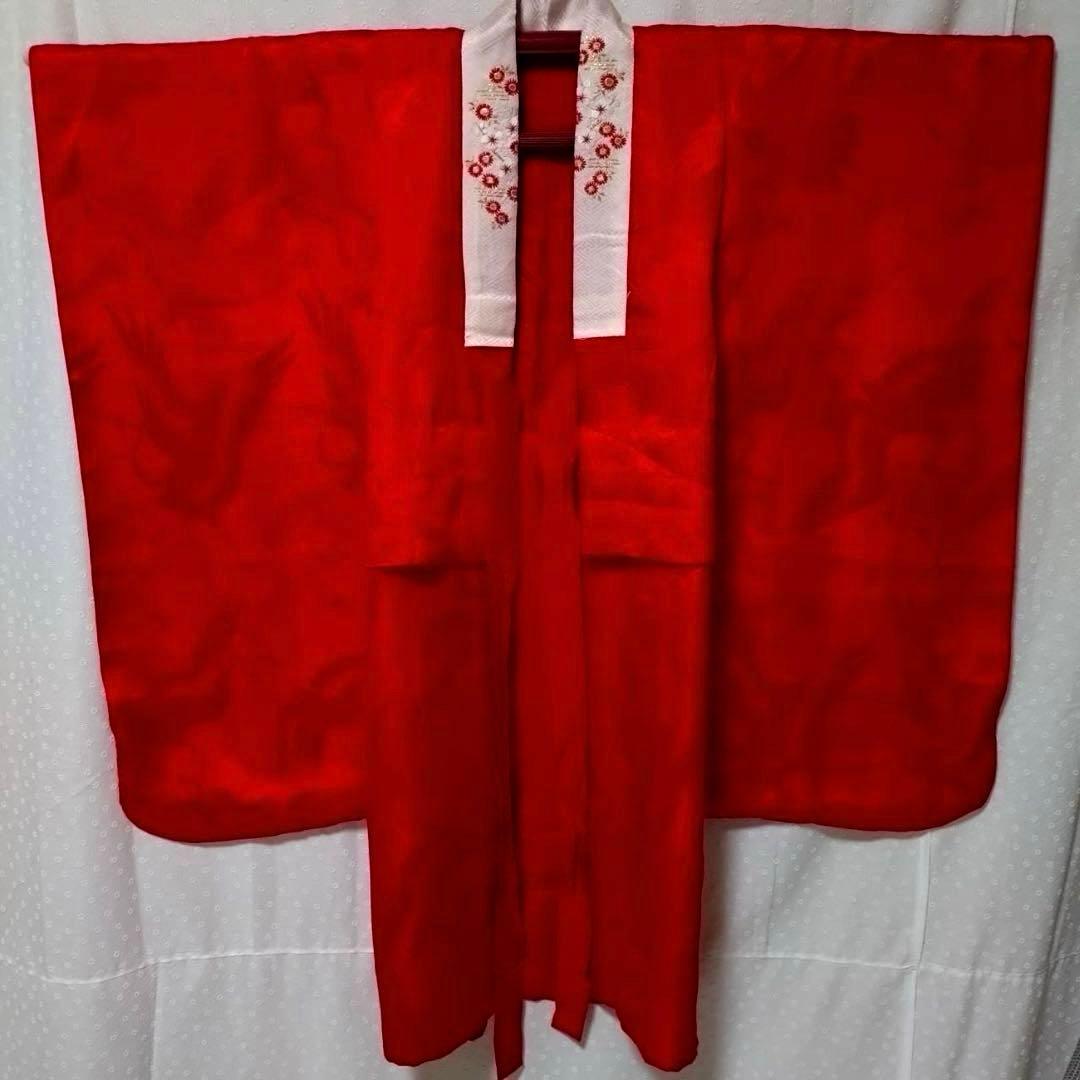 七五三　小さめ7歳　アンティーク着物　長襦袢付き　18ー9