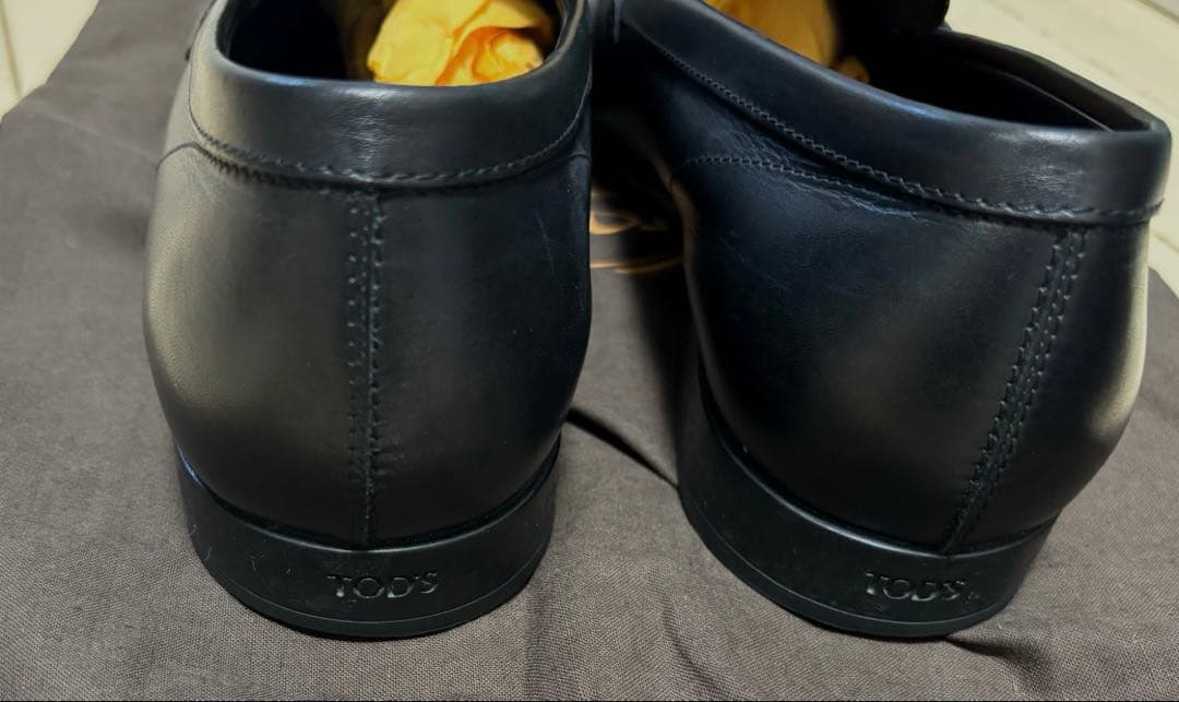 TOD'S トッズ　T タイムレス レザー ローファー　ブラック 8 2/1