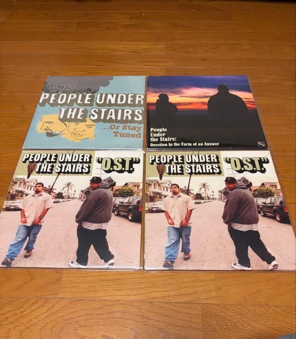 【名盤4枚セット】People Under The Stairs 全2LP 廃盤