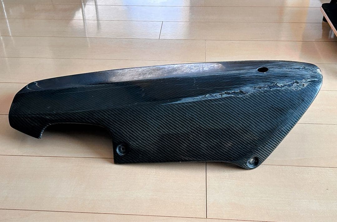 NC42用MagicalRacing カーボン製アンダーカウル ステー付　傷あり