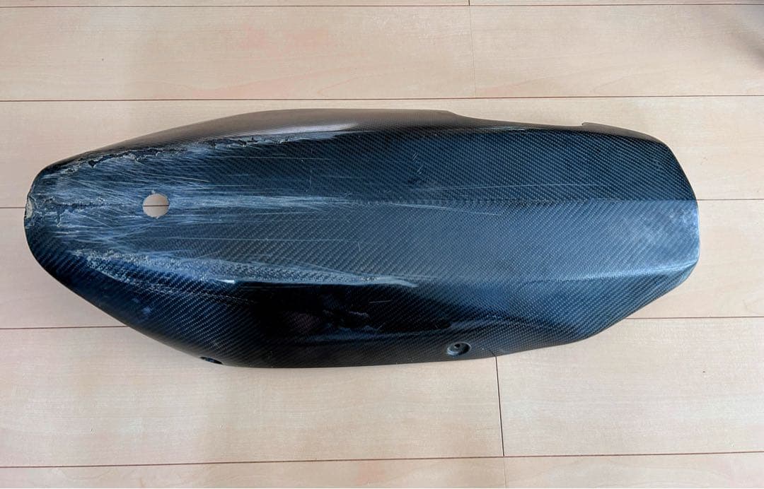 NC42用MagicalRacing カーボン製アンダーカウル ステー付　傷あり