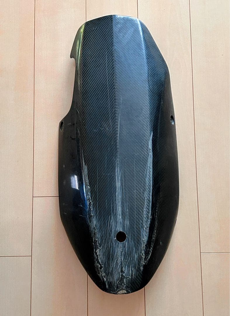 NC42用MagicalRacing カーボン製アンダーカウル ステー付　傷あり