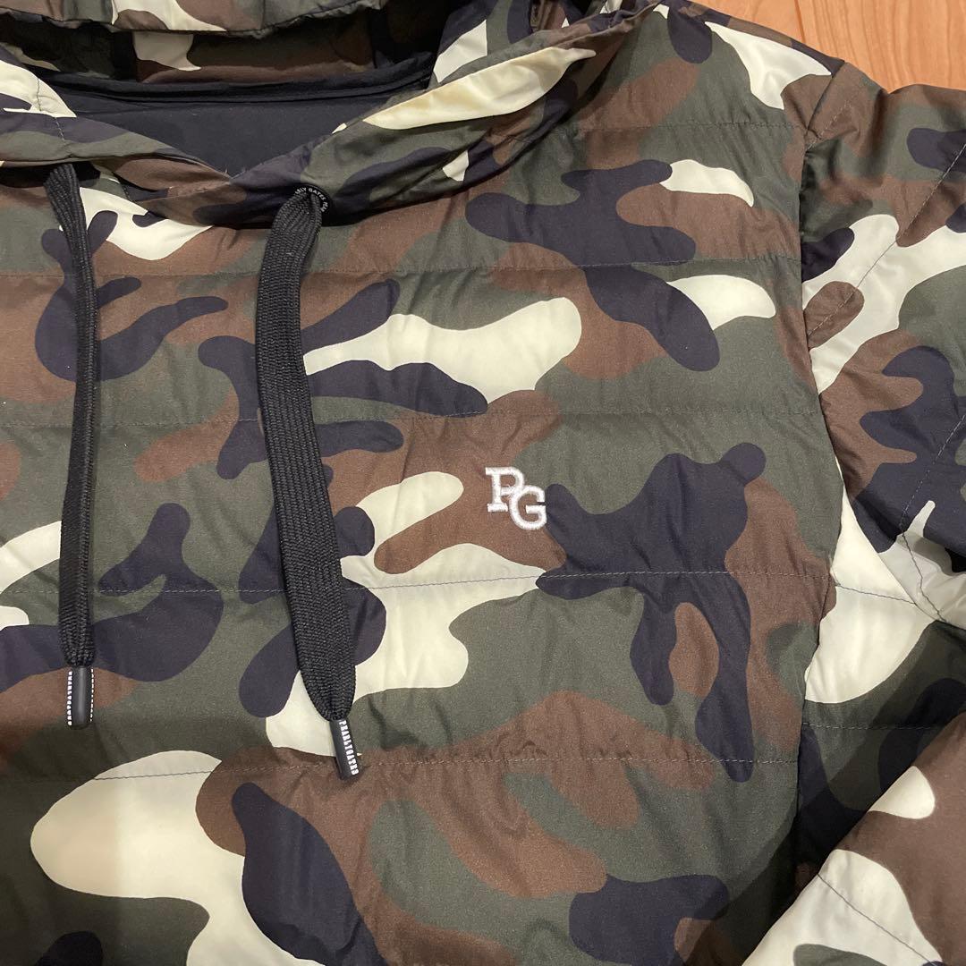 パーリーゲイツ　迷彩ダウンパーカー　サイズ4