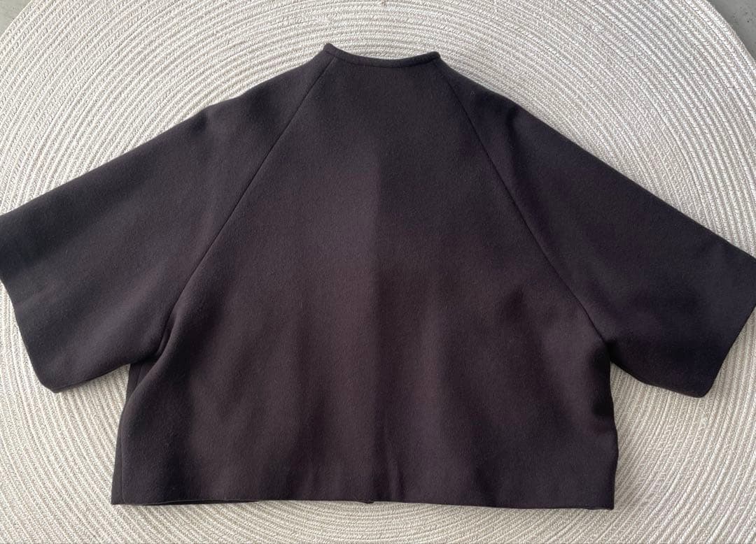 utilite ユティリテ リバービーバー ウール ポンチョ コート