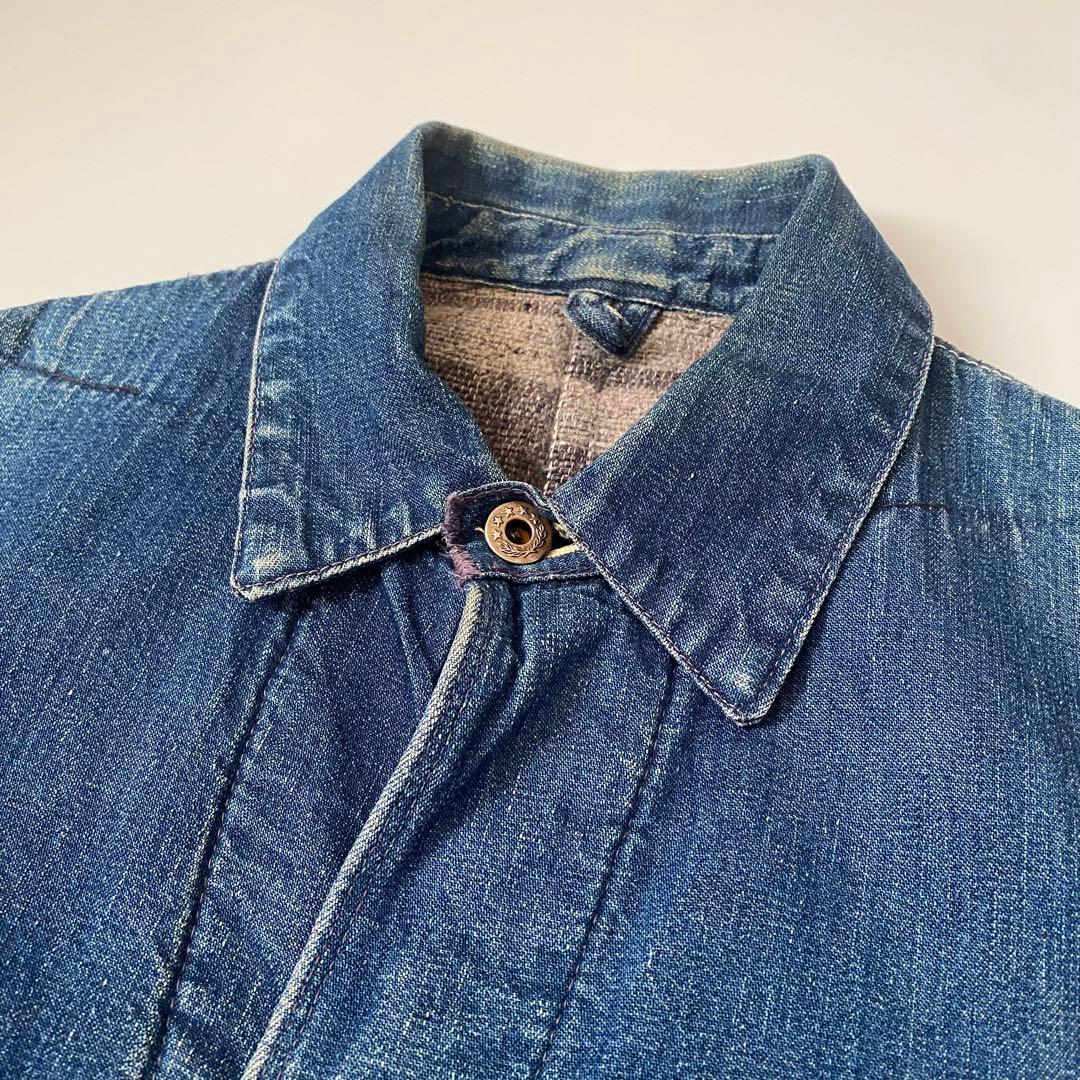 40s 大戦期 WW2 カバーオール 月桂樹ボタン 2ポケ ヴィンテージ