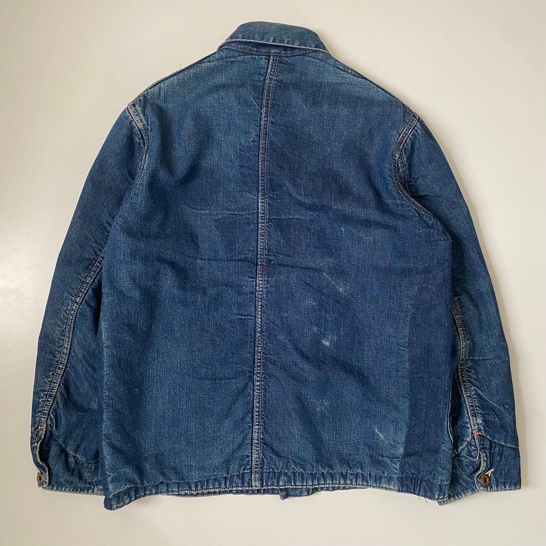 40s 大戦期 WW2 カバーオール 月桂樹ボタン 2ポケ ヴィンテージ