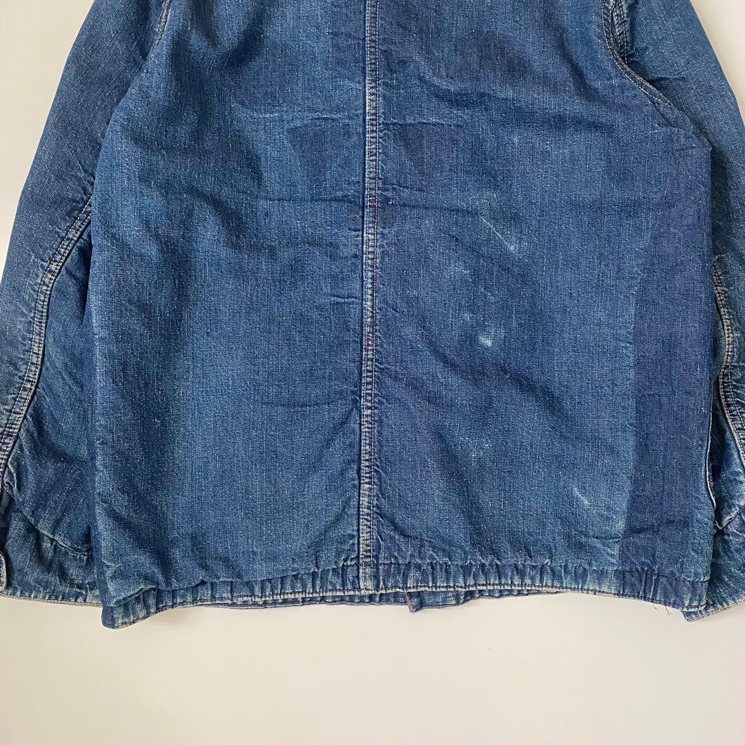 40s 大戦期 WW2 カバーオール 月桂樹ボタン 2ポケ ヴィンテージ