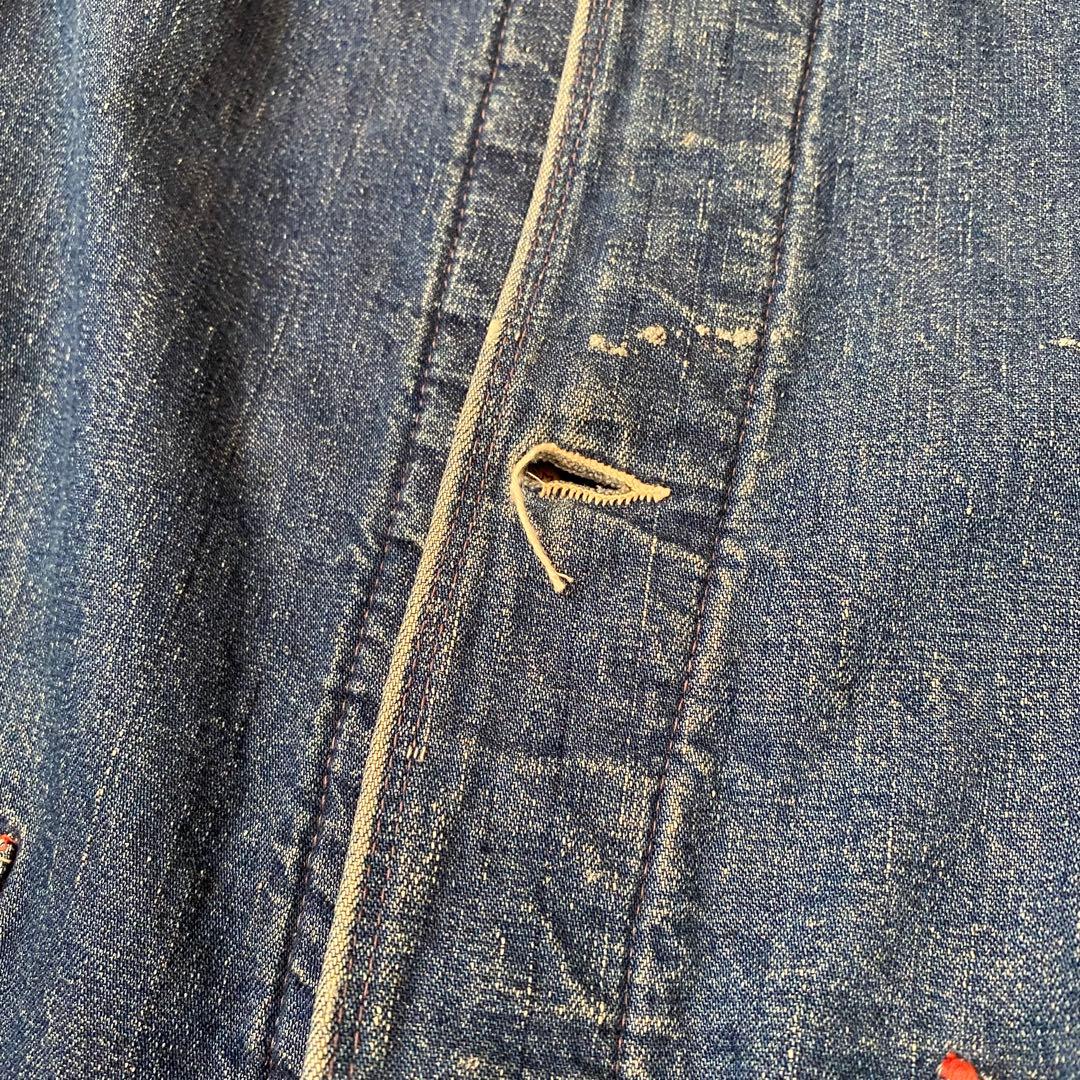 40s 大戦期 WW2 カバーオール 月桂樹ボタン 2ポケ ヴィンテージ