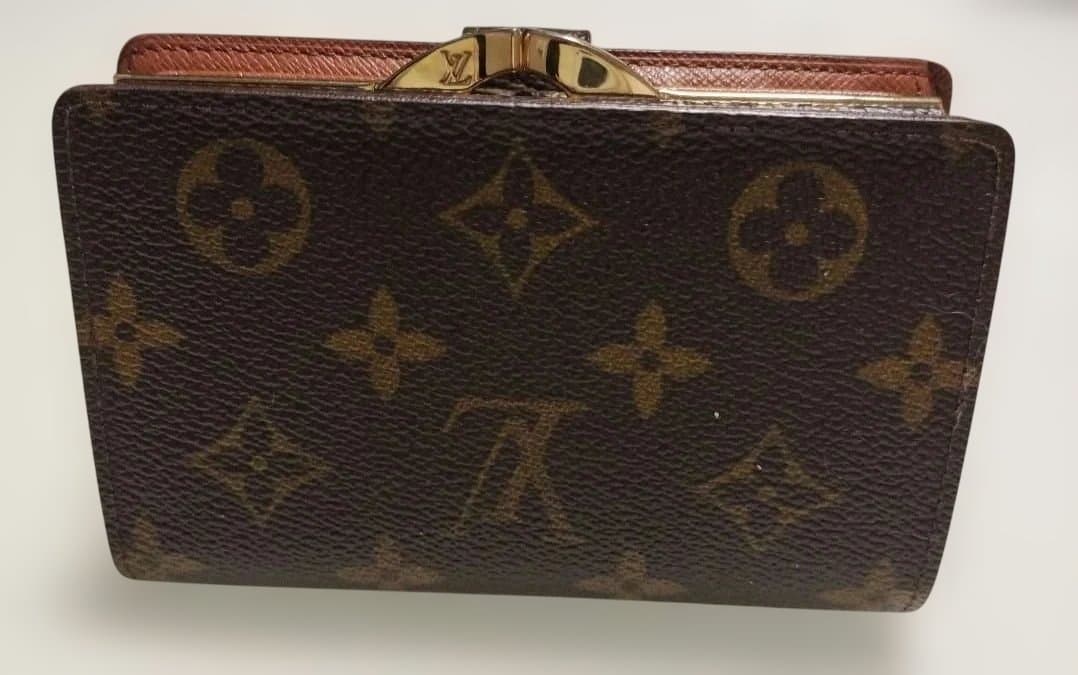 【美品】ルイヴィトン モノグラム ポルトフォイユ ヴィエノワ がま口 折り財布