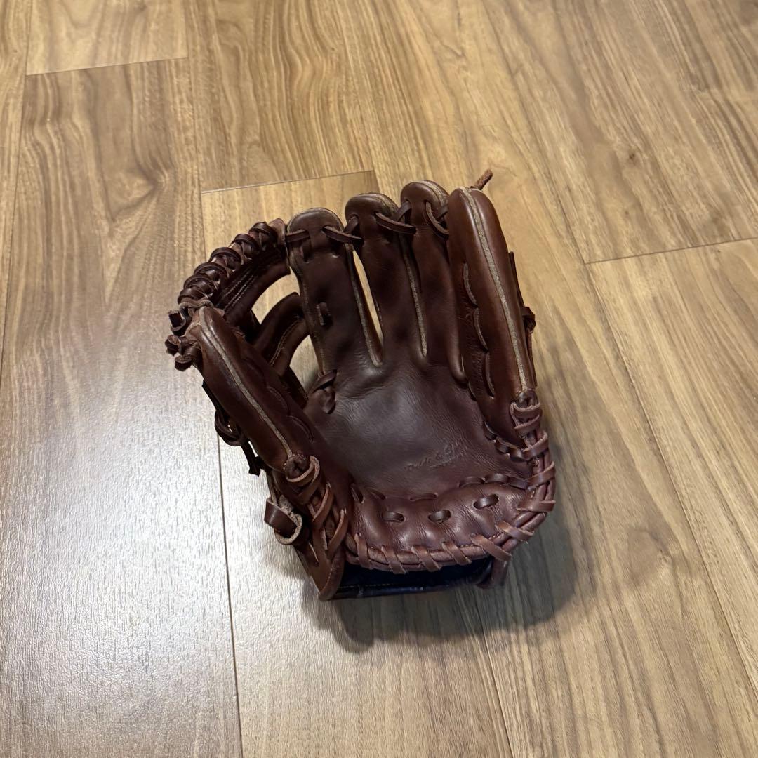 ZETT PRO STATUS ブラウン 硬式グローブ 内野右投げ用