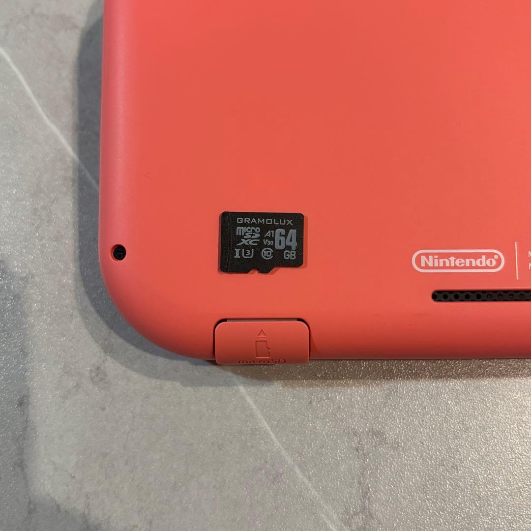 Nintendo Switch Lite コーラル SDカード付き