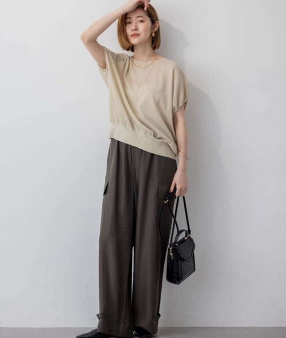 23区「SLOW/一部店舗限定」ブライトヴィンテージクロス カーゴパンツ