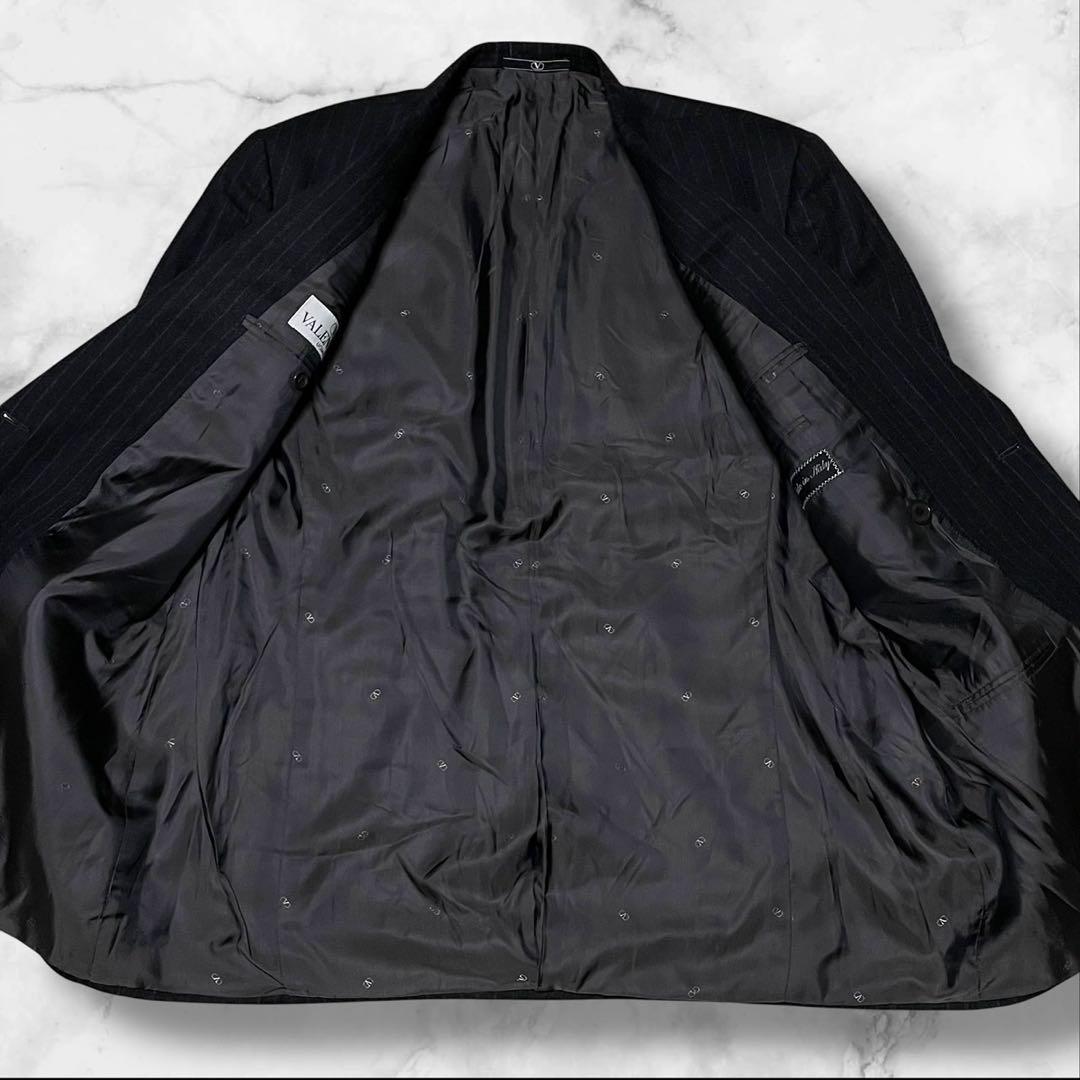 【極美品】ヴァレンティノ ダブル セットアップ チャコールグレー サイズ50R