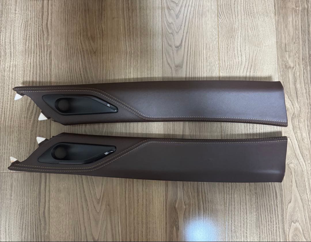 グラージオ80 ハリアーAピラーパネルSET　JBLパンチング＋ブラウン革