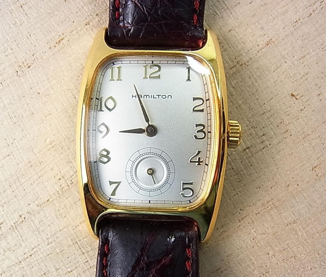 正規品 HAMILTONハミルトン腕時計クォーツスモールセコンド型番6264