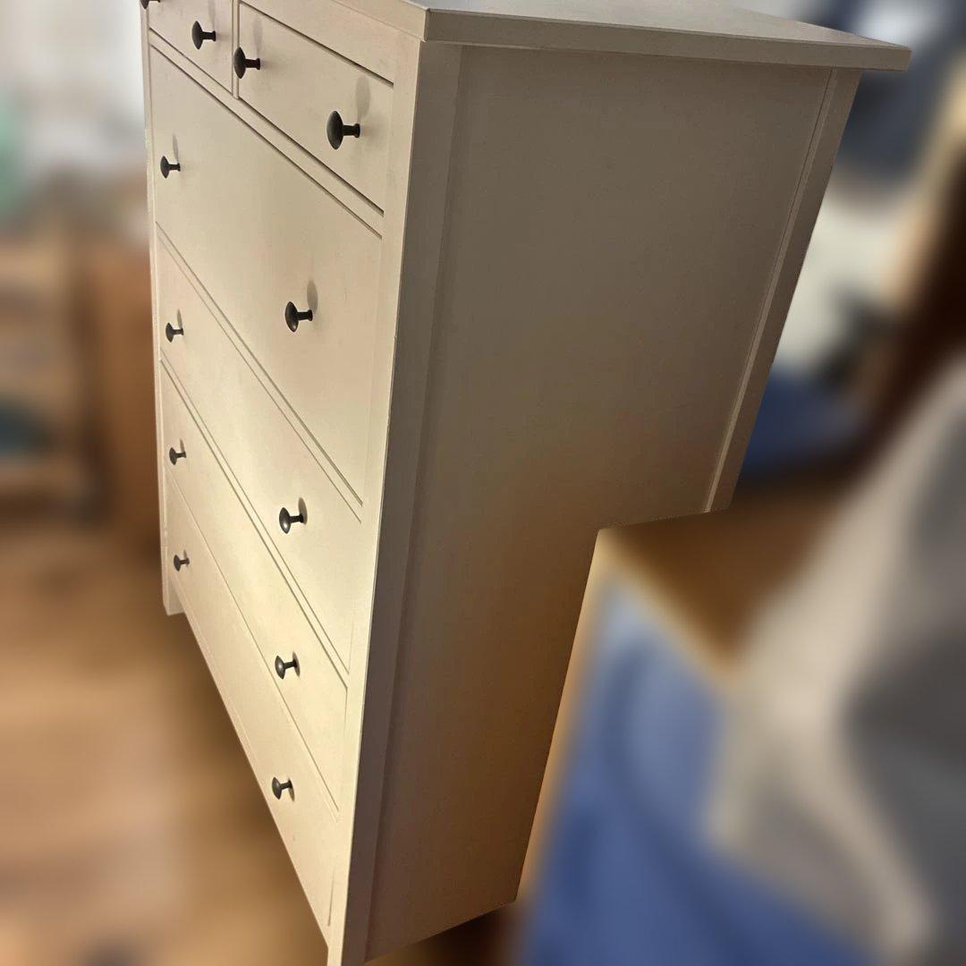IKEA HEMNES チェストヘムネス5段　ホワイト 姫系 定価69,990円