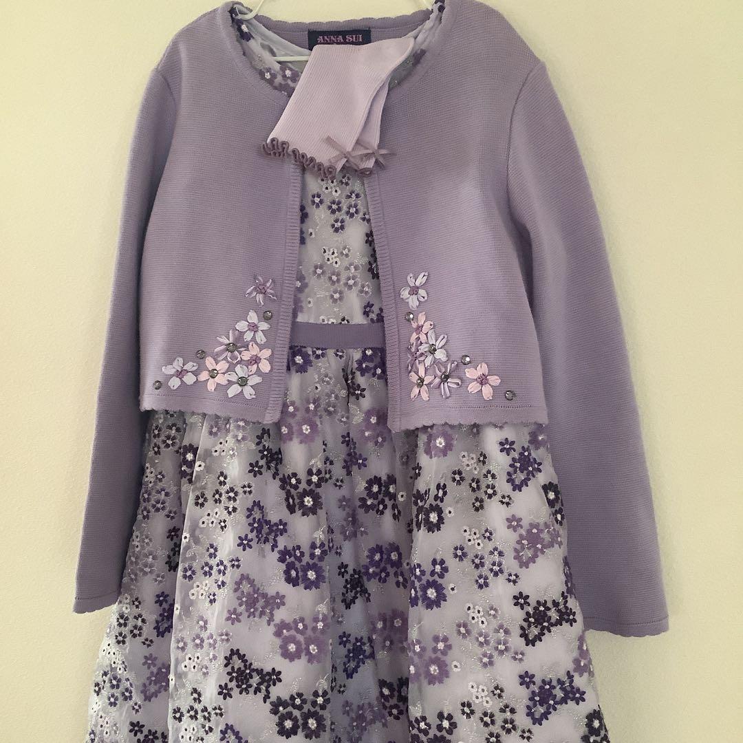 sato　アナスイミニ　ドレス　ボレロ　130センチ　おまけ靴下