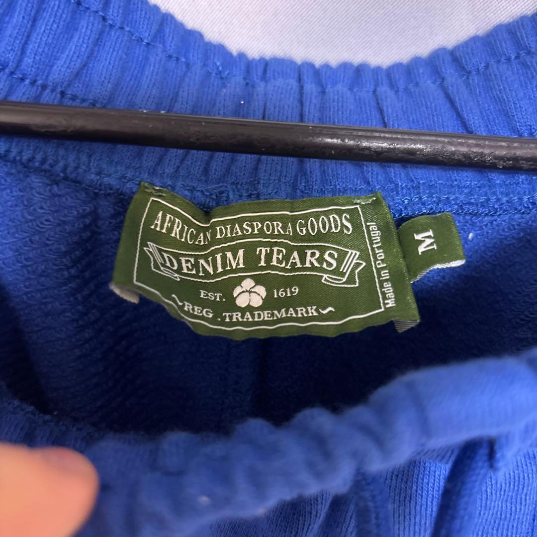 denim tears ハーフパンツ ブルー mサイズ