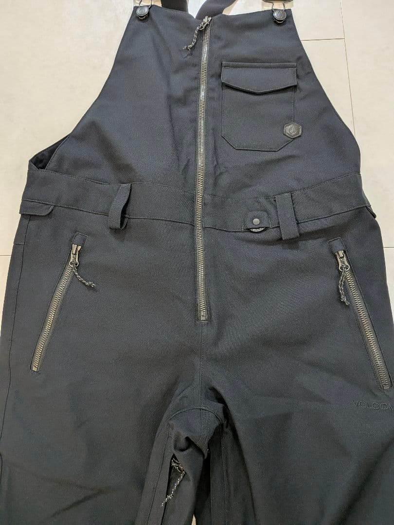 volcom リブパンツ オーバーオール スノーボードウェア