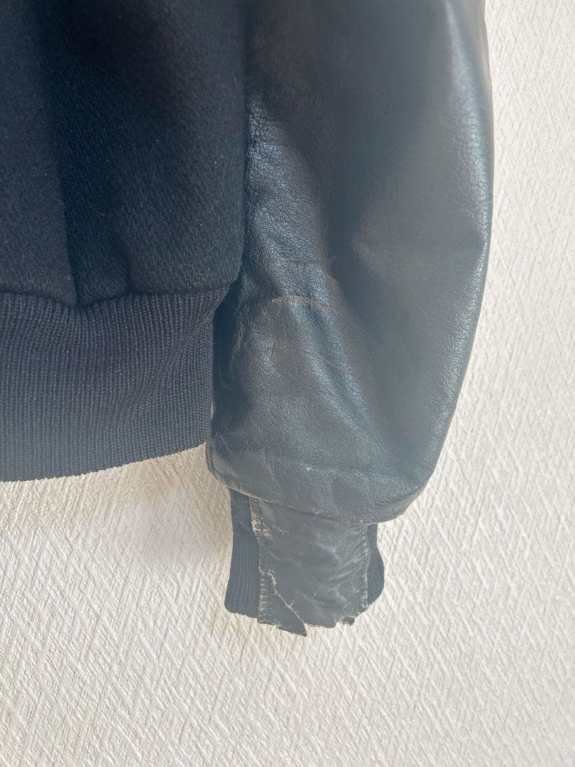 Golden Bear スタジャン 黒　70s 80s 無地