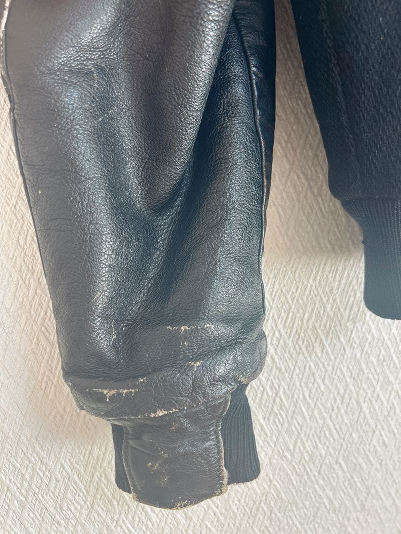 Golden Bear スタジャン 黒　70s 80s 無地