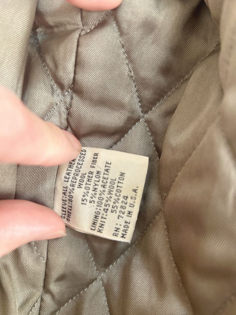 Golden Bear スタジャン 黒　70s 80s 無地