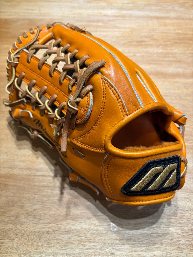 MizunoPro 硬式グローブ オレンジ　左投げ用