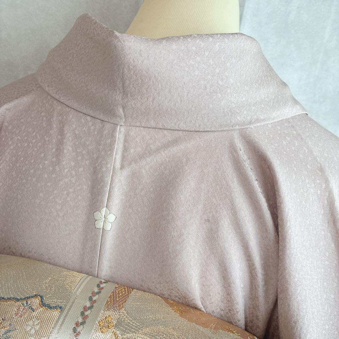 色留袖　フルセット　着物　正絹　五つ紋　大人の薄梅　気品やわらか　梅枝　J9