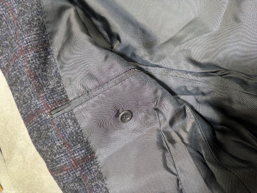 スティレラティーノ チェック柄ジャケットとパンツセット44