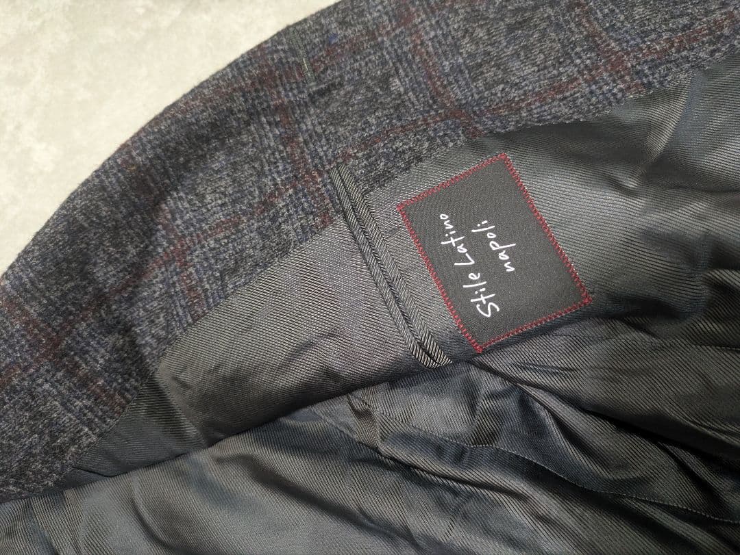 スティレラティーノ チェック柄ジャケットとパンツセット44