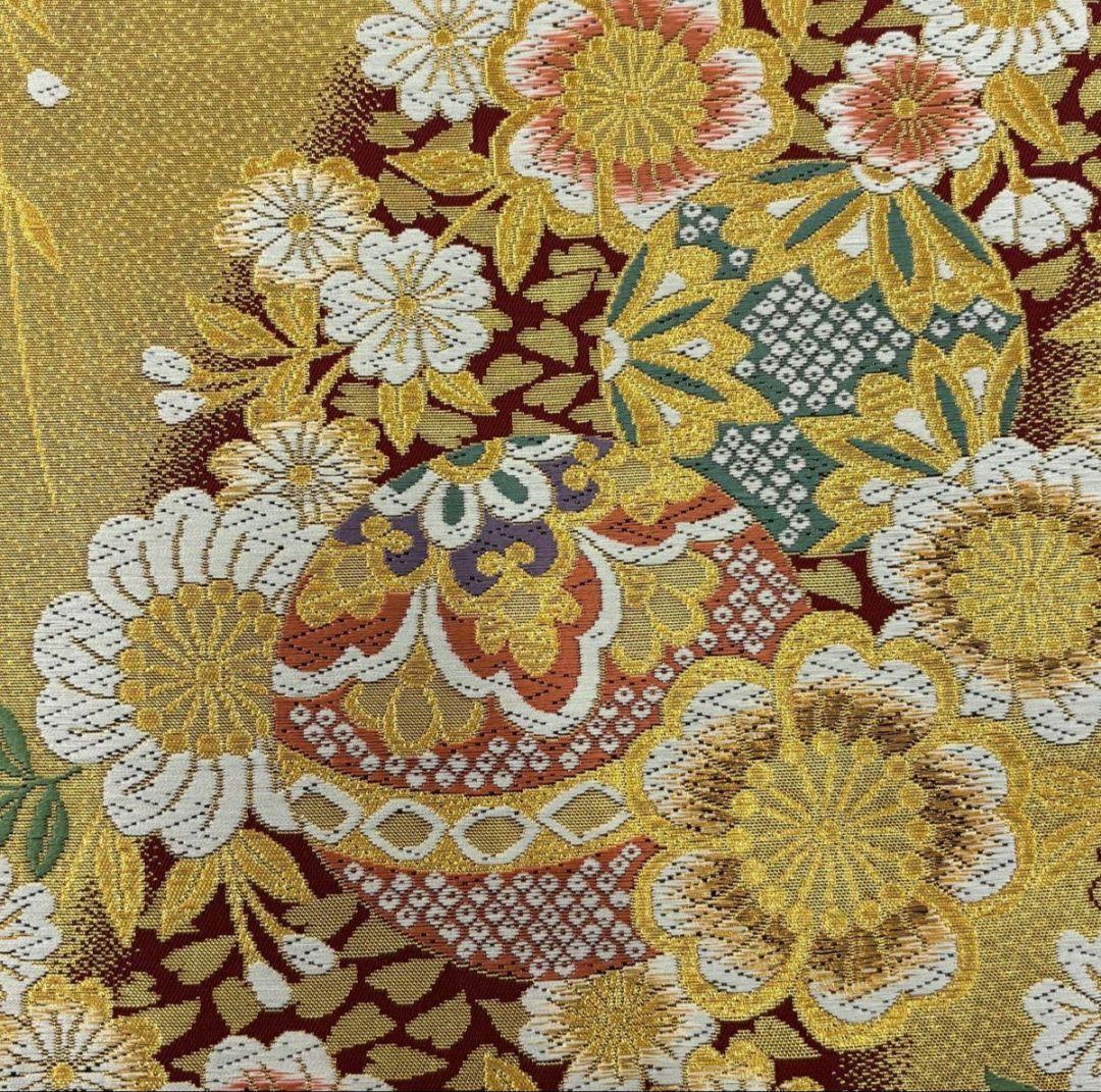 【振袖フルセット】身丈163.5cm 裄丈69cm 桜 手鞠 金彩 ぼかし 赤