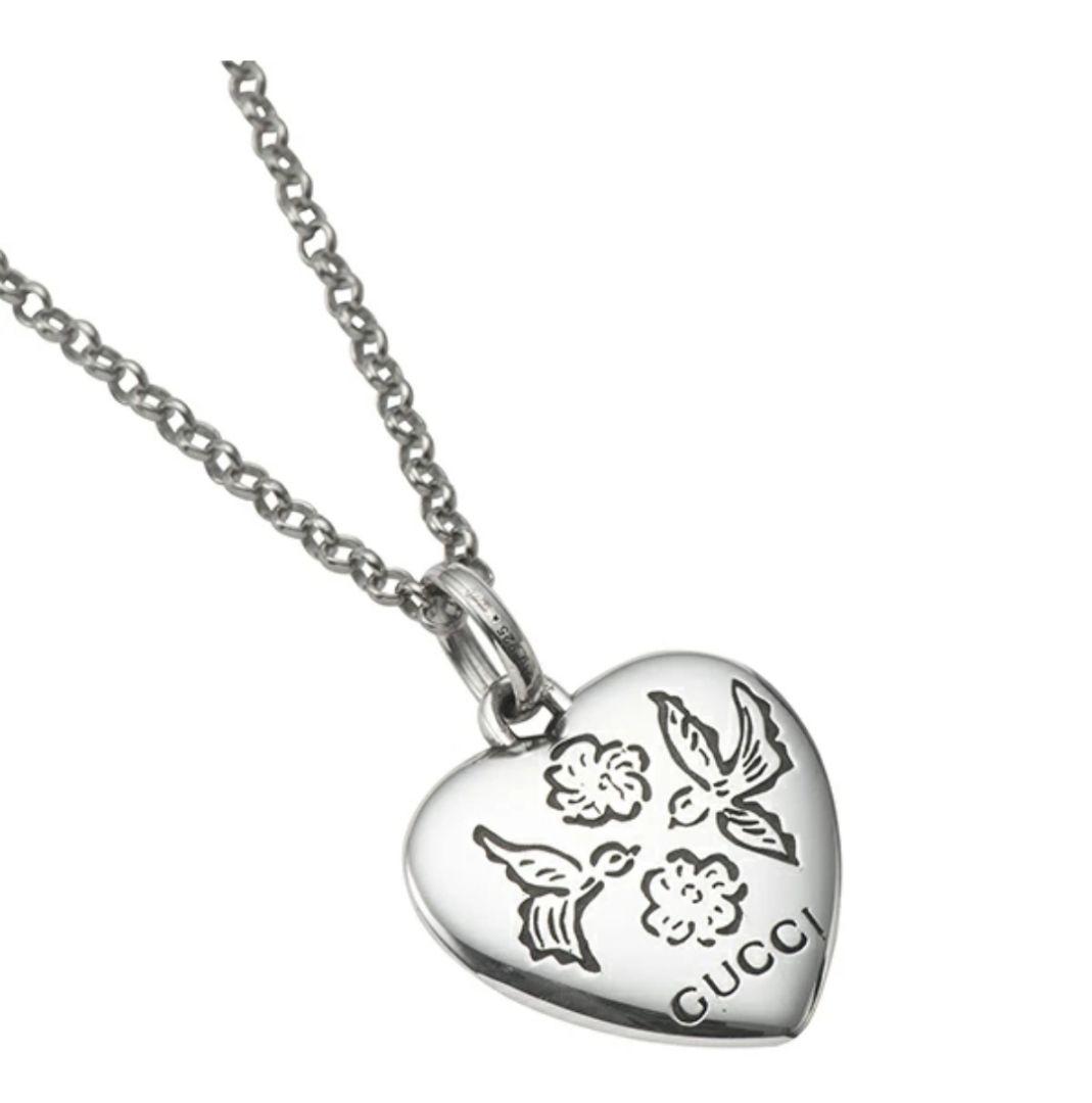 専用　新品 グッチ ネックレス GUCCI ブラインド フォー ラブ シルバー