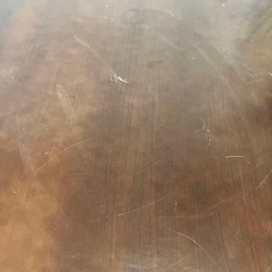 昭和レトロ カリモク イギリス様式 木製 書斎机 片袖 書斎机 古家具デスク