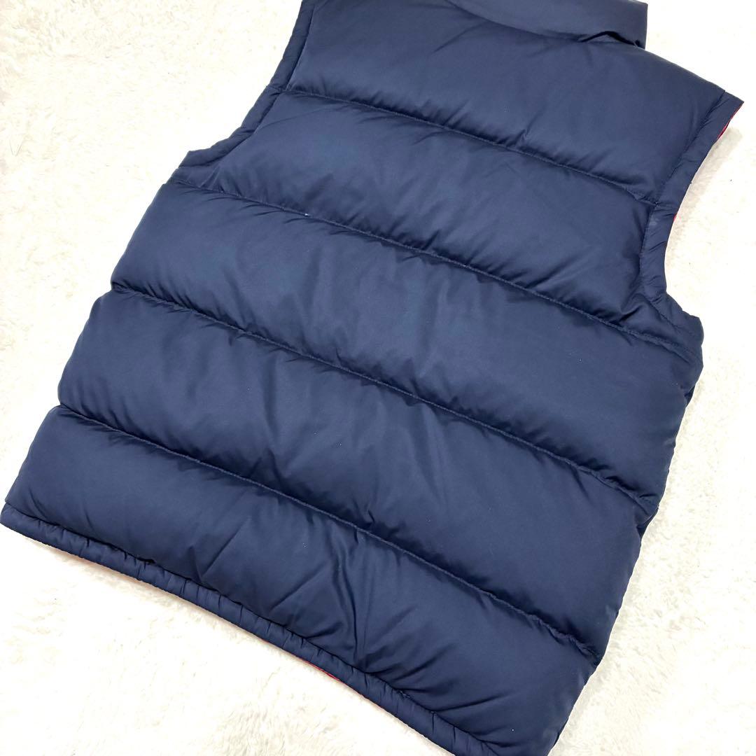 【極美品】ラルフローレン ダウンベスト M ネイビー レッドポニー刺繍 M