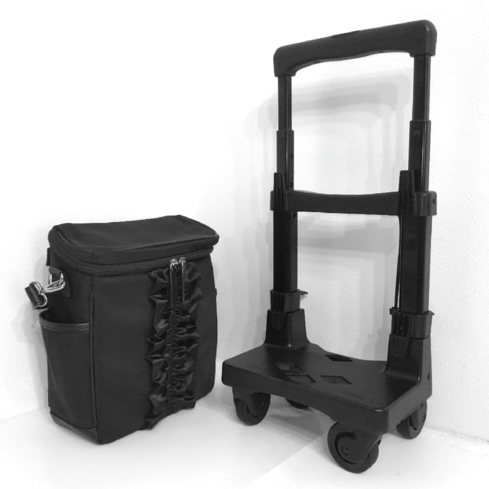 ✨極美品✨スワニー　2way　ショッピングカート　4輪ストッパー　ブラック　S