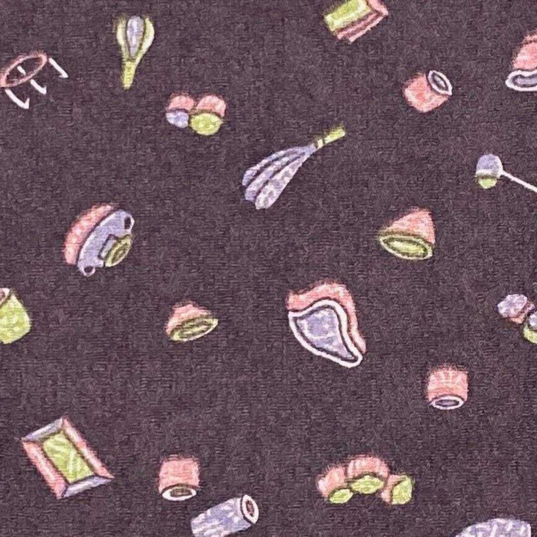 ¨̮⃝ 身丈165 上質 縮緬 茶道道具 お茶目な小紋 kimono