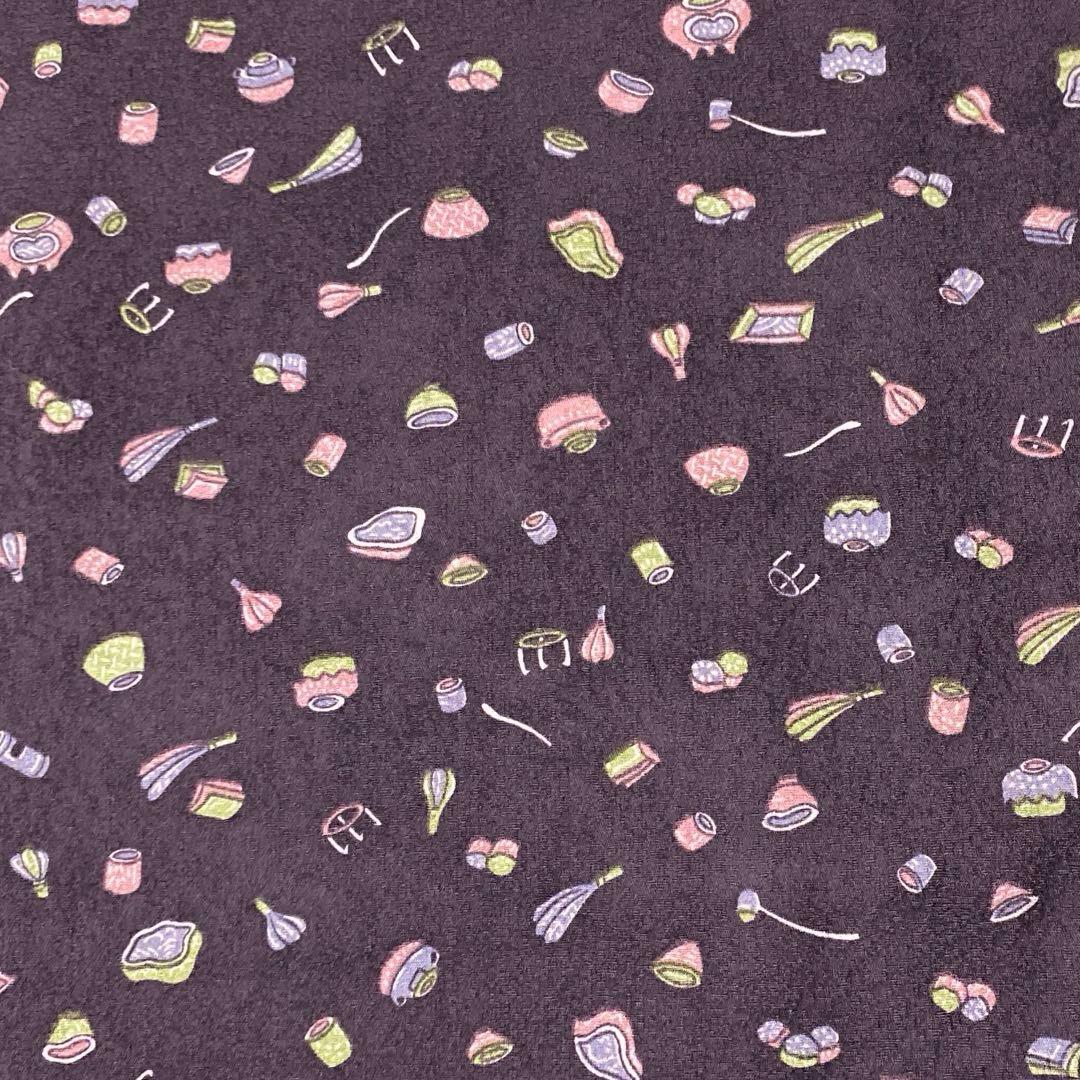 ¨̮⃝ 身丈165 上質 縮緬 茶道道具 お茶目な小紋 kimono