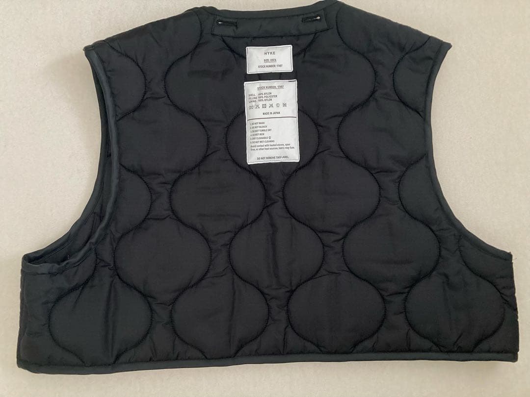 HYKE ハイクキルティングベスト