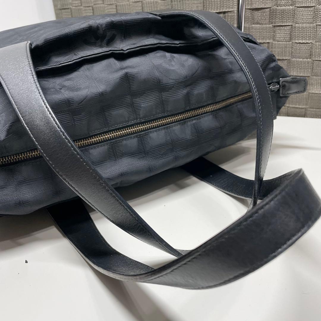 て*こ様 CHANEL ニュートラベルラインGM ブラック　トートバッグ
