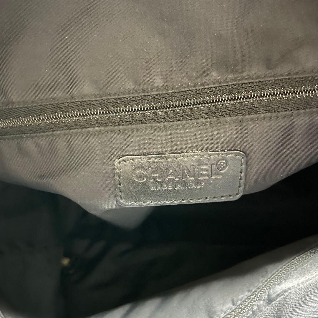 て*こ様 CHANEL ニュートラベルラインGM ブラック　トートバッグ