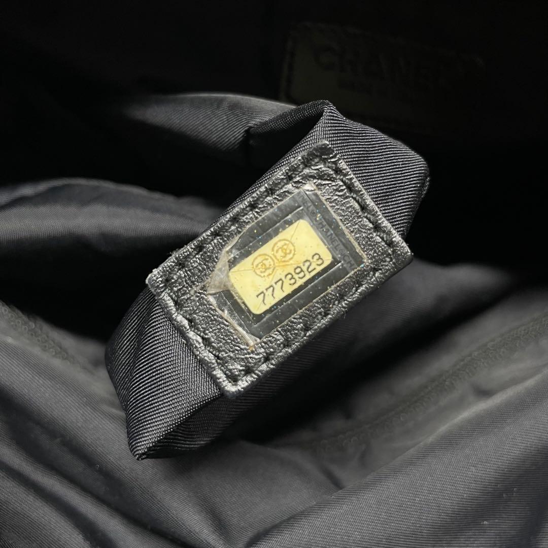 て*こ様 CHANEL ニュートラベルラインGM ブラック　トートバッグ