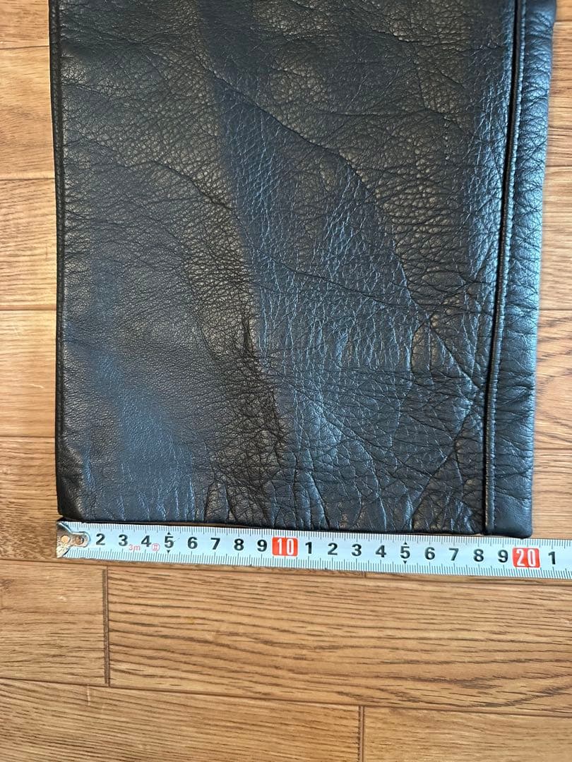 Schott レザー パンツ 30 黒　USED