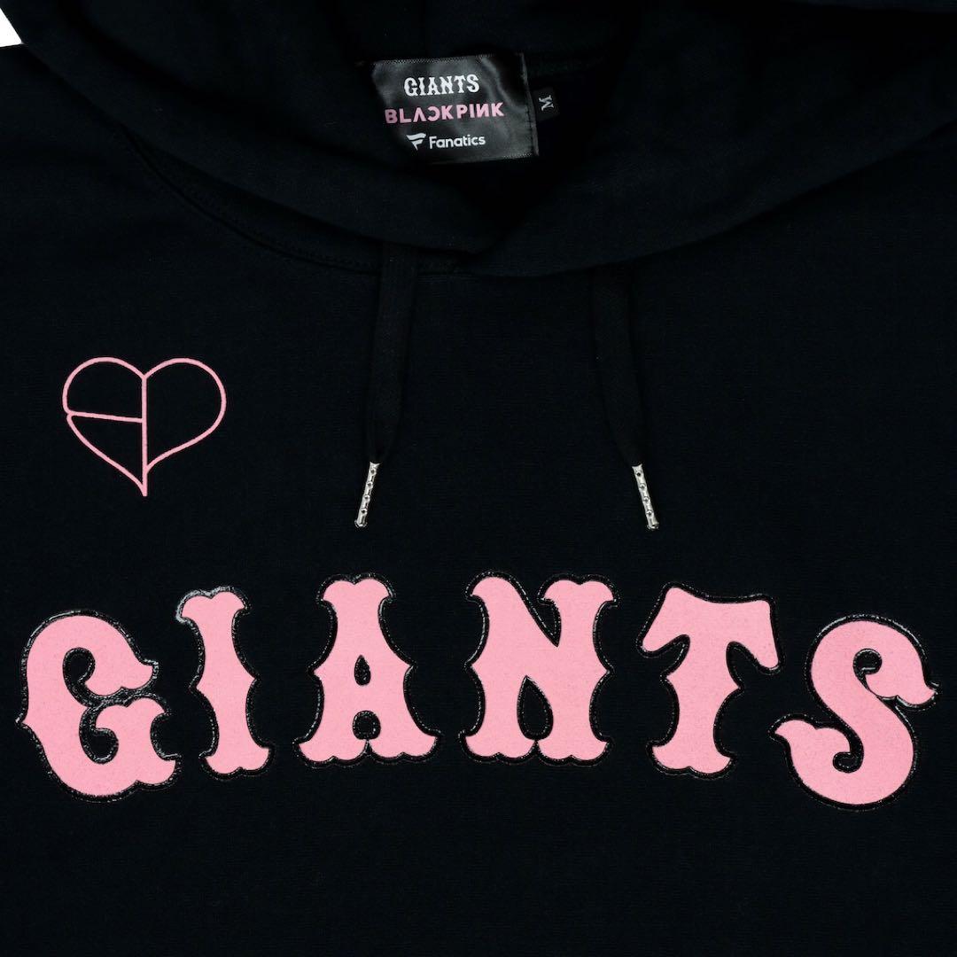 BLACKPINK ‪× 読売ジャイアンツ フーディー パーカー ブラックピンク