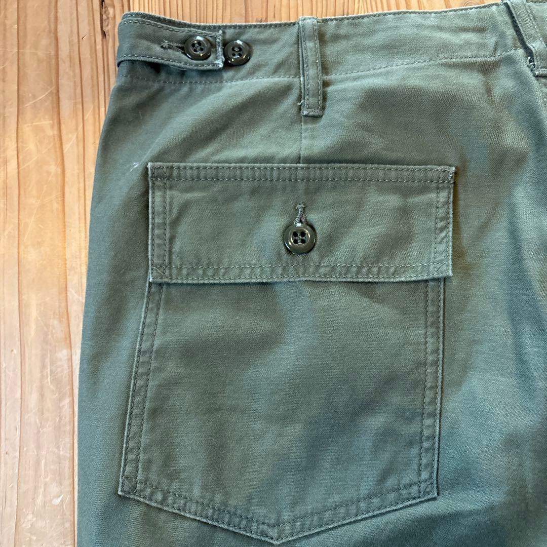 【美品】FOB FACTORY ベイカーパンツ F0431 オリーブ 4