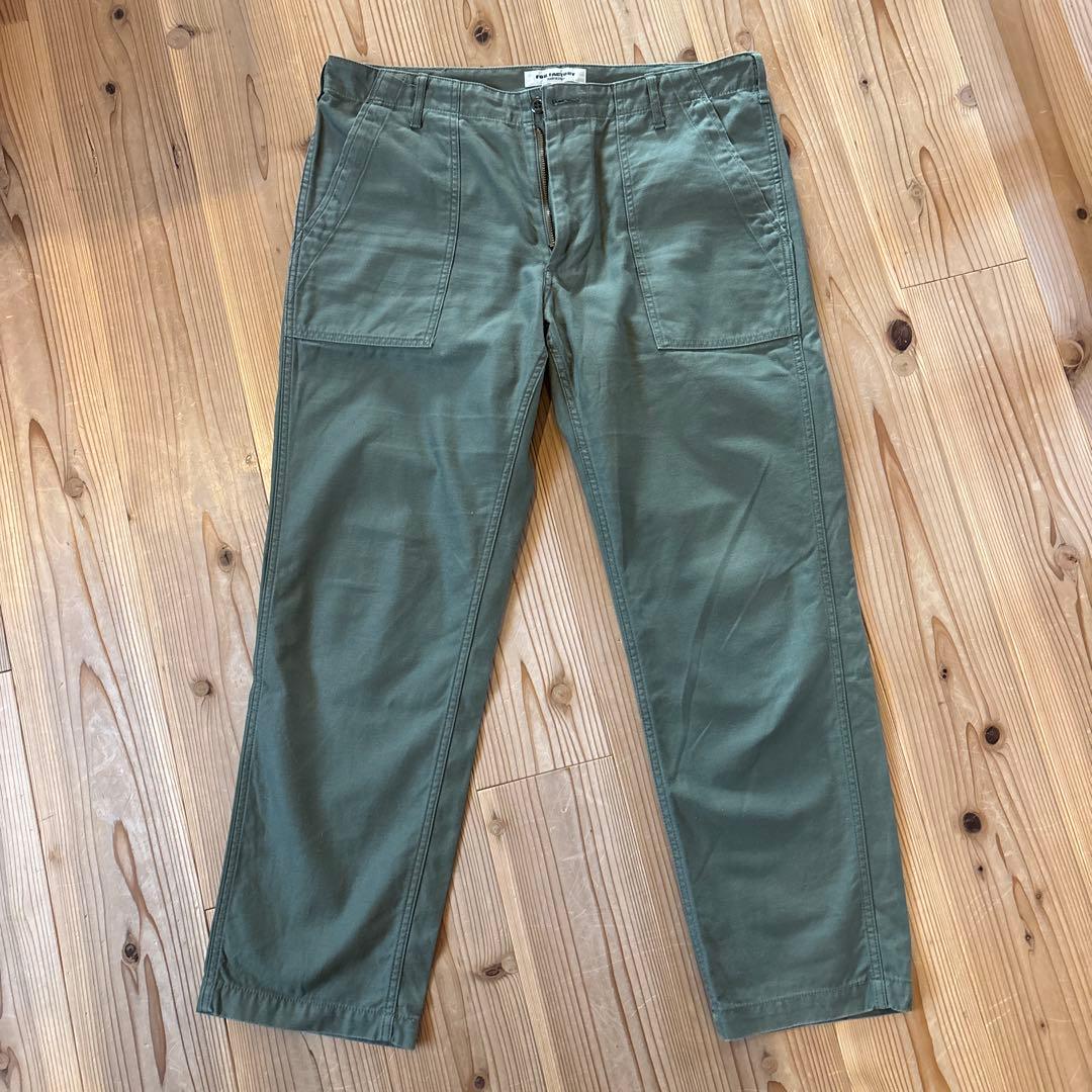 【美品】FOB FACTORY ベイカーパンツ F0431 オリーブ 4