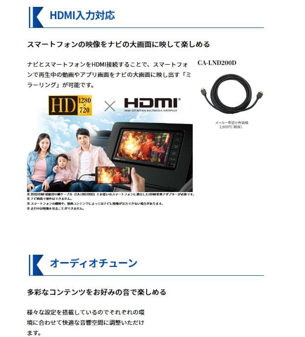 半額以下！【新品未開封】Panasonic CN-CA01D カーナビゲーション